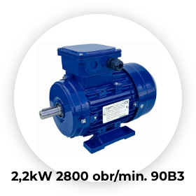 Silnik elektryczny 2,2kW 2800 obr/min. 90B3